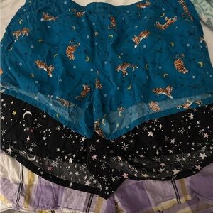 Pack of 3 women sleep shorts or lounge shorts